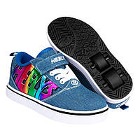 Роликові кросівки Heelys Х2 Pro HE101279 Blue Denim Blue Rainbow (31)