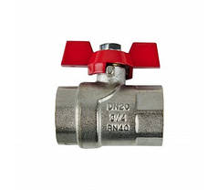 Кран Кульовий 3/4" Raftec RED ВВ Метелик, фото 4