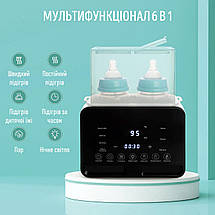 Підігрівник для пляшок стерилізатор Swan Care DQ-2.0 термос та портативний нагрівач білий, фото 3