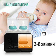 Підігрівник для пляшок стерилізатор Swan Care DQ-2.0 термос та портативний нагрівач білий, фото 4