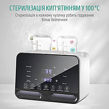 Підігрівник для пляшок стерилізатор Swan Care DQ-2.0 термос та портативний нагрівач білий, фото 6