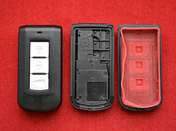 Корпус smart ключа Mitsubishi Lancer 3 кнопки Outlander