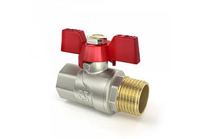 Кран Кульовий 1" Raftec RED ВН Метелик, фото 1