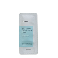 Крем с бета-глюканом IUNIK Beta Glucan Daily Moisture Cream 1.5 ml