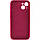 Чохол для смартфона Silicone Full Case AA Camera Protect for Apple iPhone 14 35,Maroon, фото 3