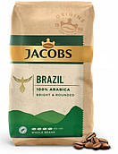 ОРИГІНАЛ! Кава в зернах Jacobs Brazil 1кг, 100% Арабіка