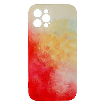 Чохол Figura with Frame для iPhone 12 Pro Бежево-червоний