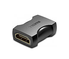 Адаптер Vention HDMI Female to Female Coupler Adapter Black (AIRB0)