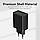Зарядний пристрій Vention Two-Port USB(A+A) Wall Charger (18W/18W) EU-Plug Black (FBAB0-EU), фото 7