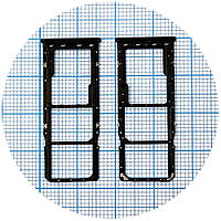 Тримач SIM карти Samsung Galaxy M31 M315F чорний на 2 SIM + MicroSD