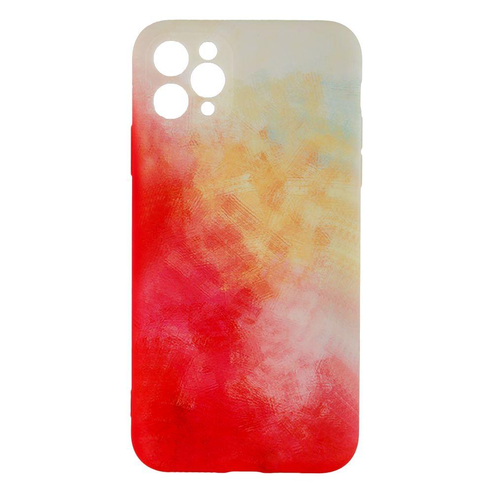 Чохол Figura with Frame для iPhone 11 Pro Max Бежево-червоний