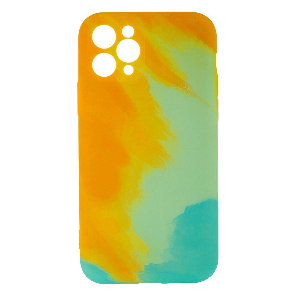 Чохол Figura with Frame для iPhone 11 Pro Оранжево-голубий