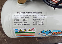 Компресор безмасляний Dolphin DZW400AF005S (безшумний, 5 літрів), фото 10