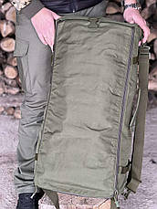 Сумка Баул 65л Баул-рюкзак VA олива хакі, фото 2