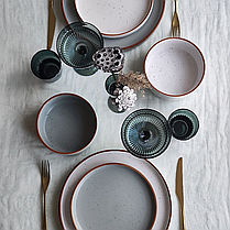 Глибока тарілка для супу Юпітер тарілки глибокі 15см глибока столова тарілка керамічна, фото 5