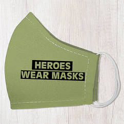 Маска захисна для обличчя, розмір L-XL Heroes wear masks