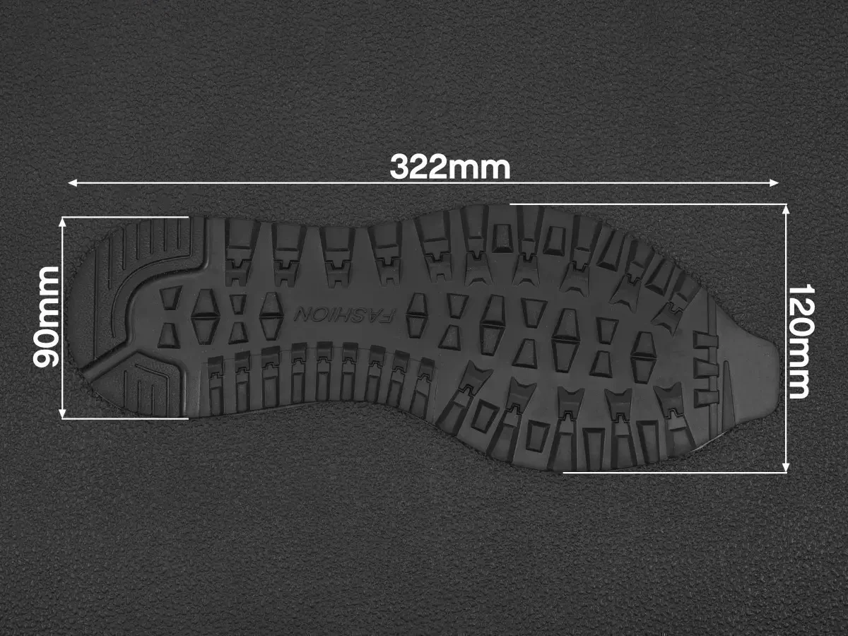 Підошва слід "Танк" преміум'якість товщина 4mm, колір чорний