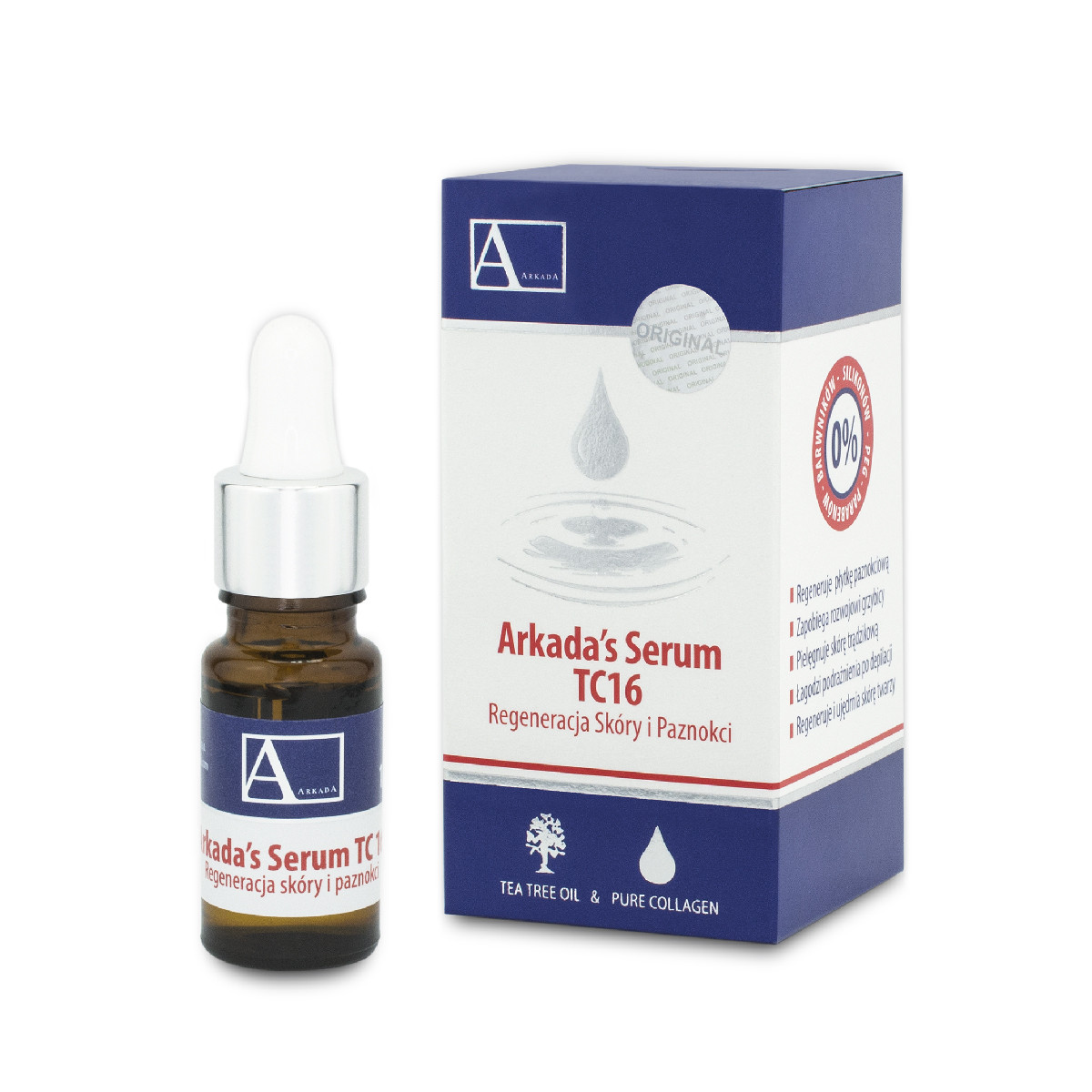Сиворотка (Arkada serum Tc 16) 11 мл - для відновлення шкіри та нігтів .