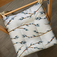 Подушка на стул с завязками Ива