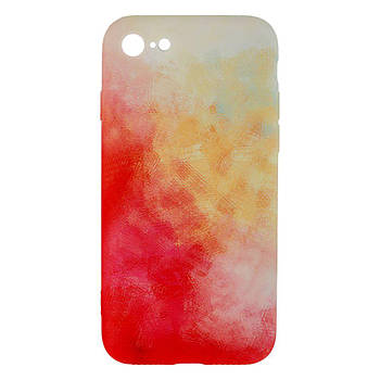 Чохол Figura with Frame для iPhone 7/8/SE 2020 Бежево-червоний