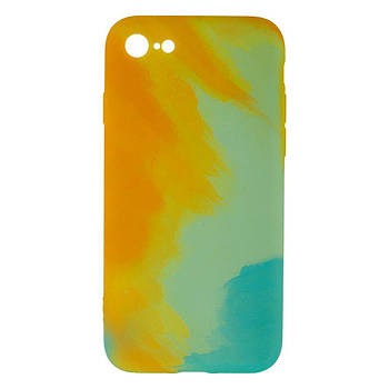 Чохол Figura with Frame для iPhone 7/8/SE 2020 Оранжево-голубий