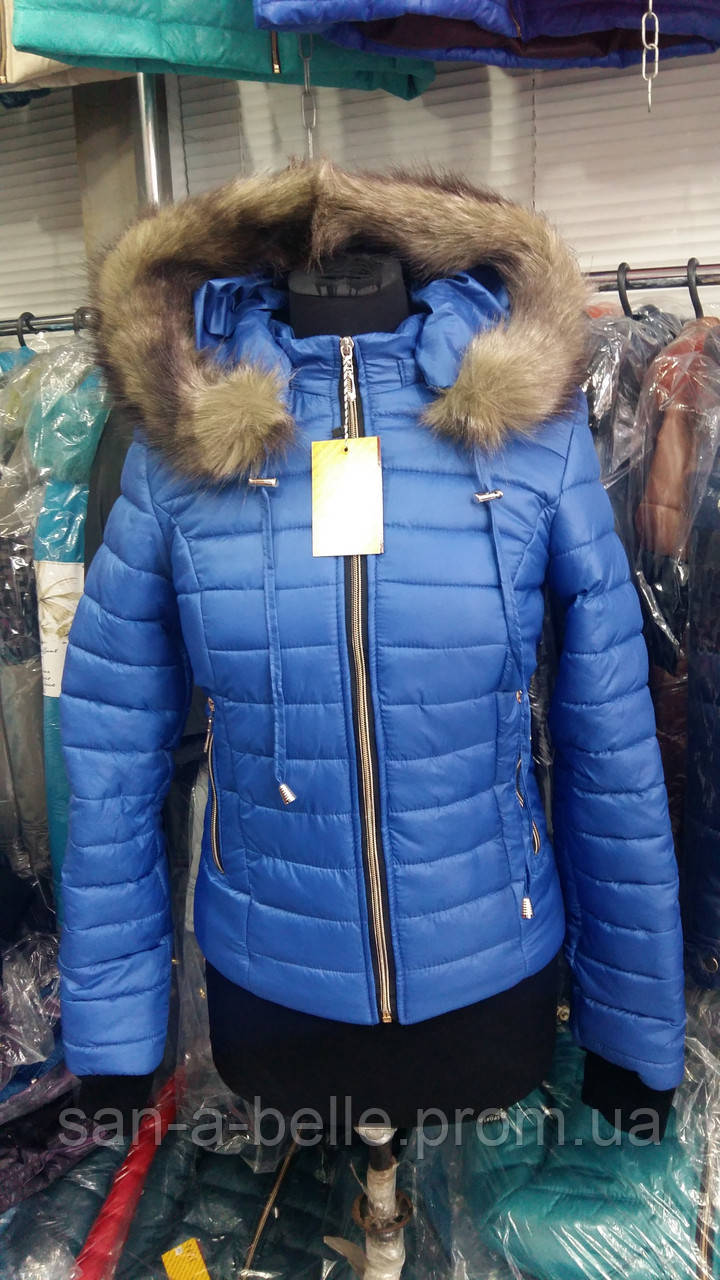 Куртка женская зимняя короткая. Модель Д3 - фото 1 - id-p367640562