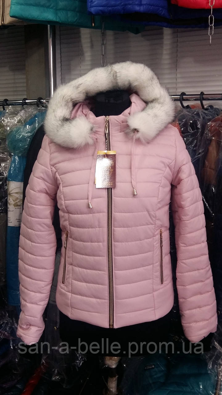 Куртка женская зимняя короткая. Модель Д3 - фото 4 - id-p367640562