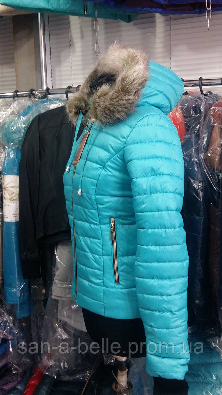 Куртка женская зимняя короткая. Модель Д3 - фото 8 - id-p367640562