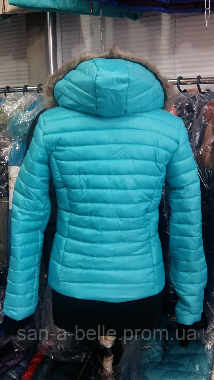Куртка женская зимняя короткая. Модель Д3 - фото 9 - id-p367640562