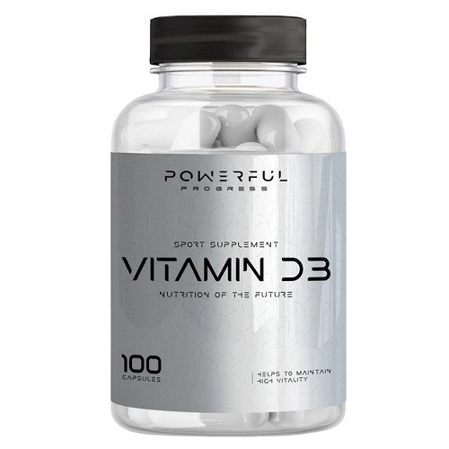Вітаміни і мінерали Powerful Progress Vitamin D3 (100 капсул.)