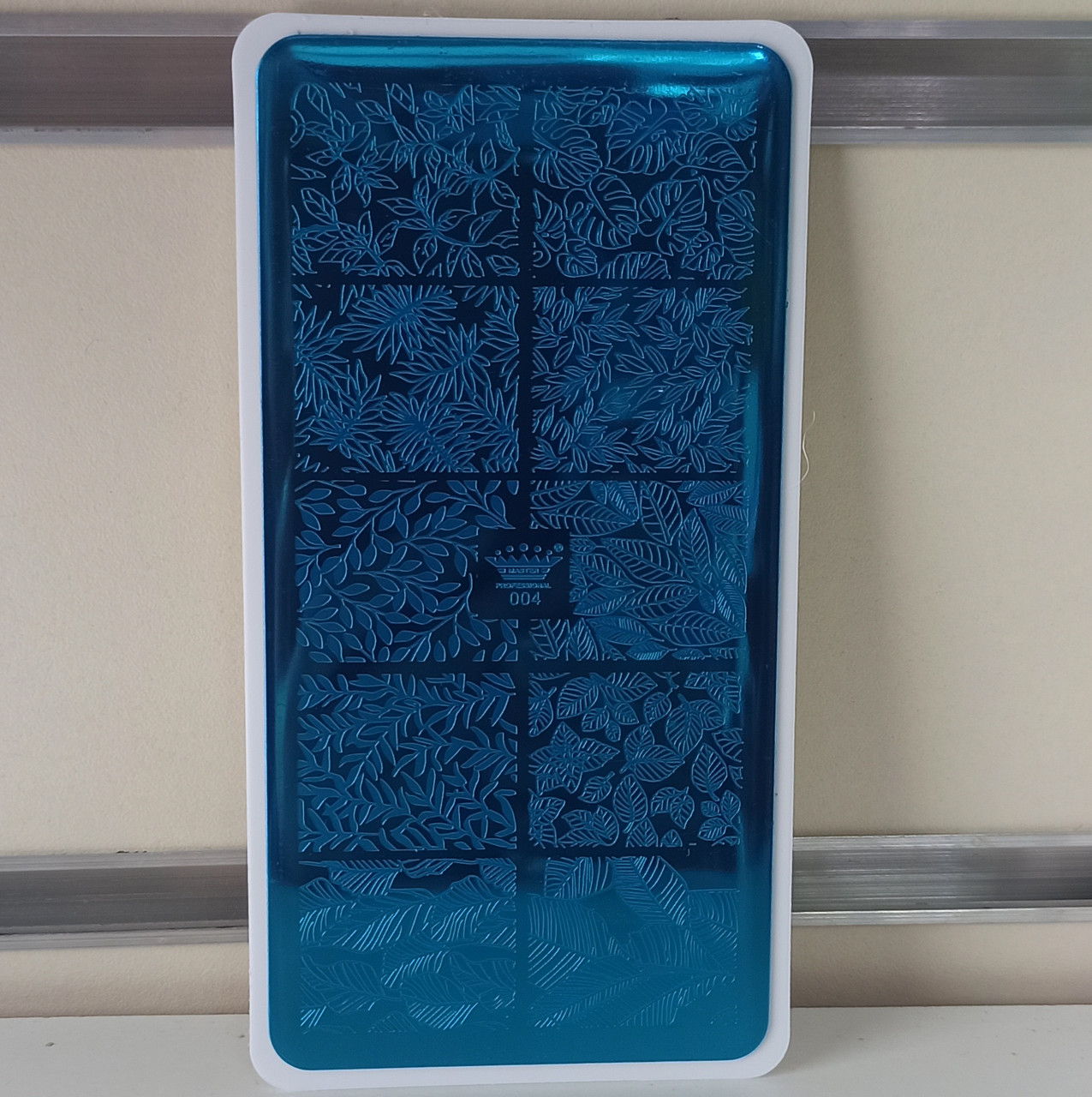 Пластини для стемпінгу металеві з візерунками, декор дизайн нігтів трафарет Master