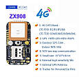 Mini 4G GPS Tracker ZX908  (без батареї). Супутниковий локомотив для автомобіля, фото 3
