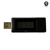 USB тестер KWS V30 120W 6.5A — чорний