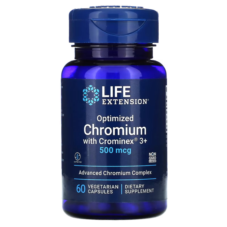 Optimized Chromium with Crominex 3+ Life Extension, 60 капсул - фото 1 - id-p2048669757