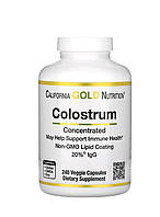 Колострум, Colostrum, California Gold Молозиво, концентрированное, 240 капсул