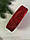 Стрічка блискуча новорічна 3,8" Метал ", червона, рулон 45 метрів, фото 2