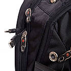 Рюкзак міський офісний Victor 9371 35 літрів Black, фото 6