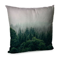 Подушка для дивана 45х45 см Туман в лесу