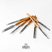 Профессиональный набор токарных резцов по дереву STRYI Standard 7шт, инструмент по дереву