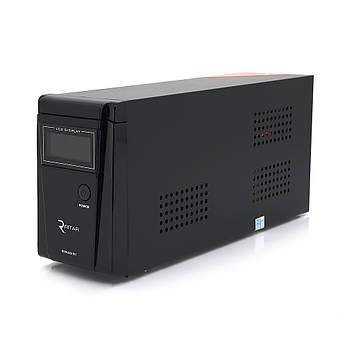 ДБЖ з правильною синусоїдою RITAR RTSW-600ND12 LCD, 12В, під зовнішній АКБ, Q4 (320*132*210) 4,2 кг, фото 2