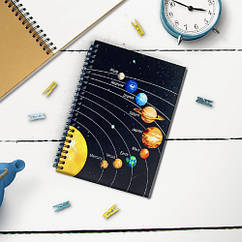 Блокнот Sketchbook (прямоуг.) Сонячна система
