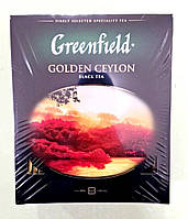 Чай Greenfield Golden Ceylon 100 пакетов черный
