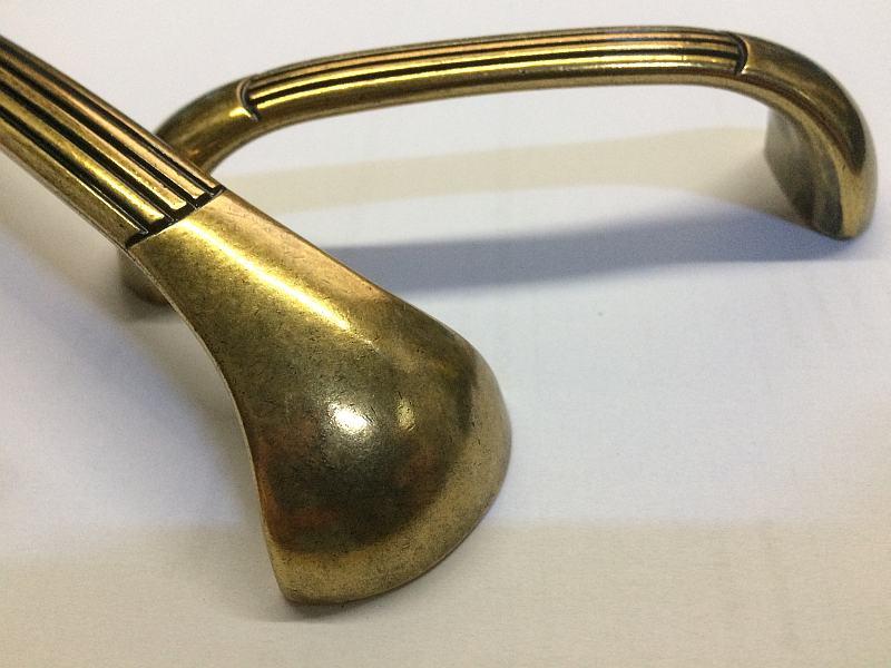 Ручка скоба классическая URB-15-66 античное золото 160 мм - фото 3 - id-p343631123