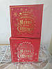 Подарункові коробки набір з 3 шт  "Барвисті різдво"
червоні, фото 3