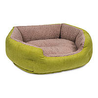 Лежак-кровать для котов и собак BRIG лайм ТМ "Pet Fashion"