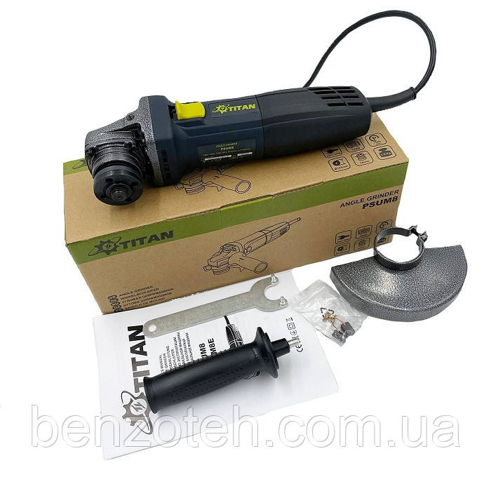 Кутова шліфувальна машина мала Титан PSUM8, фото 1
