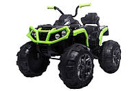 Электромобиль детский T-733 EVA GREEN квадроцикл 12V7AH мотор 2*45W с MP3 р. 103*68*73