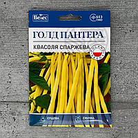 Квасоля спаржева Голд Пантера 15 г насіння пакетоване Велес