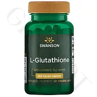 (срок по 1.24) L-глутатион (в редуцированной форме) Swanson L-Glutathione Reduced 250 мг 60 капс.