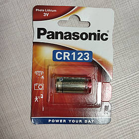 Батарейка літієва Panasonic CR 123 3 V